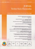 Jurnal Techno-Socio Ekonomika : Jurnal Ilmu-ilmu Ekonomi-Sosial dan Teknologi Vol. 7 (1) 2014