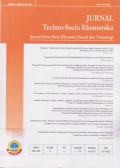 Jurnal Techno-Socio Ekonomika : Jurnal Ilmu-ilmu Ekonomi-Sosial dan Teknologi Vol. 9 (1) 2016