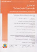 Jurnal Techno-Socio Ekonomika : Jurnal Ilmu-ilmu Ekonomi-Sosial dan Teknologi Vol. 9 (2) 2016