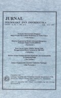 Jurnal Teknologi dan Informatika Vol. 8 (1) Mei 2012