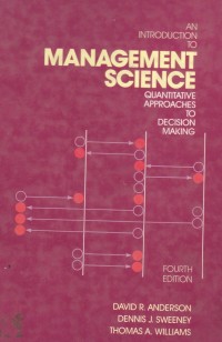 Management Science: Quantitative Apporoaches to Decision Making Ed. 4