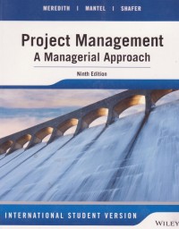 Project Management A managerial Approach Ed. 9