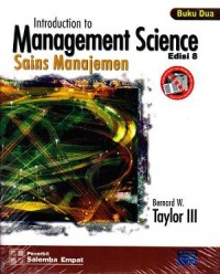 Sains Manajemen : Introduction to Management Science Ed. 8 (Buku 2)