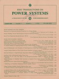 IEEE Transaction On Power Systems Vol. 11 (3) 1996