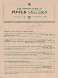 IEEE Transaction On Power Systems Vol. 13 (2) 1998