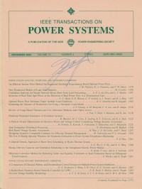 IEEE Transaction On Power Delivery Vol. 15 (4) 2000