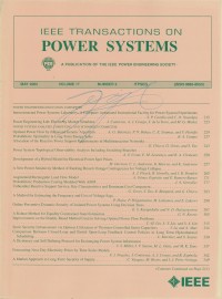 IEEE Transaction On Power Systems Vol. 17 (3) 2002