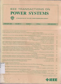 IEEE Transaction On Power Delivery Vol. 18 (1) 2003