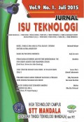 Jurnal Isu Teknologi Vol. 9 (1) Juli 2015