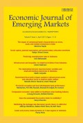 Economic Journal Of Emerging Markets Vol. 11 (2) 2019