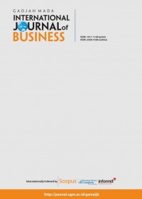 Gadjah Mada International Journal of Business Vol. 18 (1) 2016