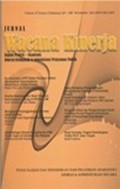 Jurnal Wacana Kinerja : Kajian Praktis - Akademis Kinerja Kebijakan & Administrasi Pelayanan Publik Vol. 15 (2) November 2012