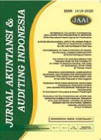 Jurnal Akuntansi dan Auditing Indonesia Vol. 20 (1) 2016