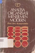 Analisa Organisasi Manajemen Modern Ed. 2