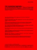 Civil Engineering Dimension : Journal of Civil Engineering Science and Application Vol. 16 (2) September 2014