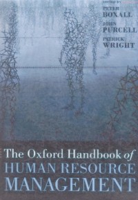 The Oxford Handbook of Human Resource Management