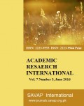 Academic Research International Vol. 7 (3) Juni 2016 Part II